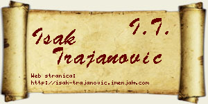 Isak Trajanović vizit kartica